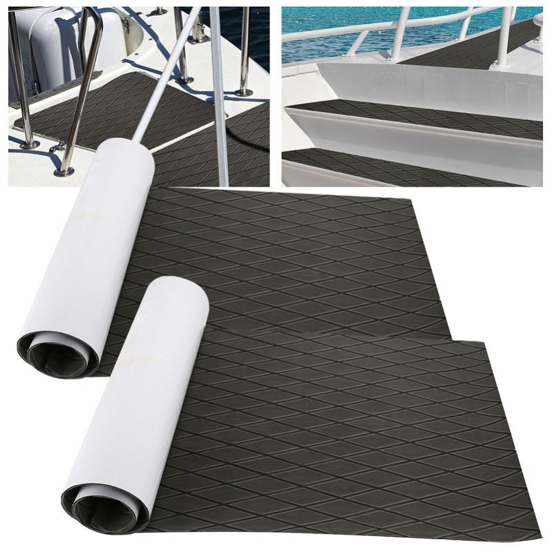 BENECREAT 10 Pièces Feuille De Mousse à Dos Auto Adhésif Tapis De Coussin En Mousse EVA Antidérapant Noir Avec Support Adhésif Pour Portes De Meubles 30x21x0.2cm