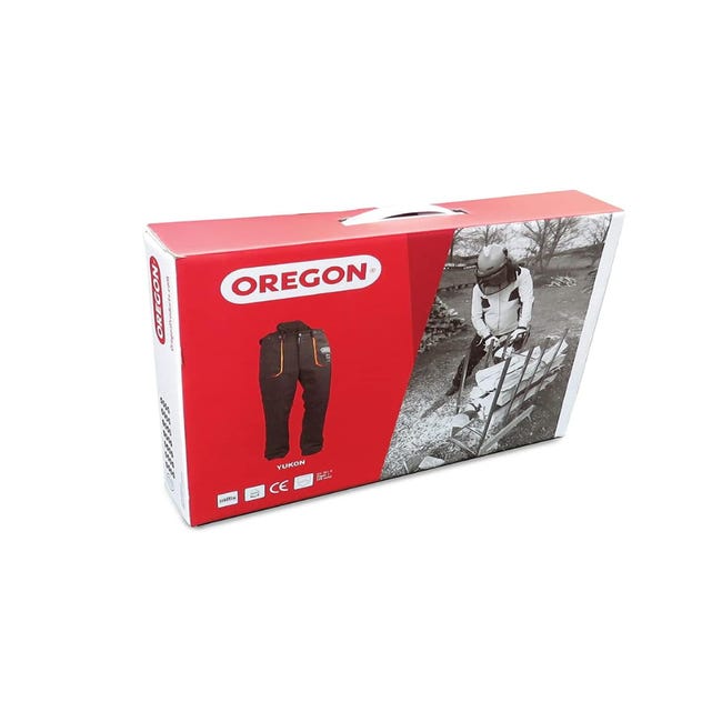 Pantalon de protection pour tronçonneuse Yukon Oregon, Protection Type A  Classe 1, Taille Small (EU 42-44) (295435/S)