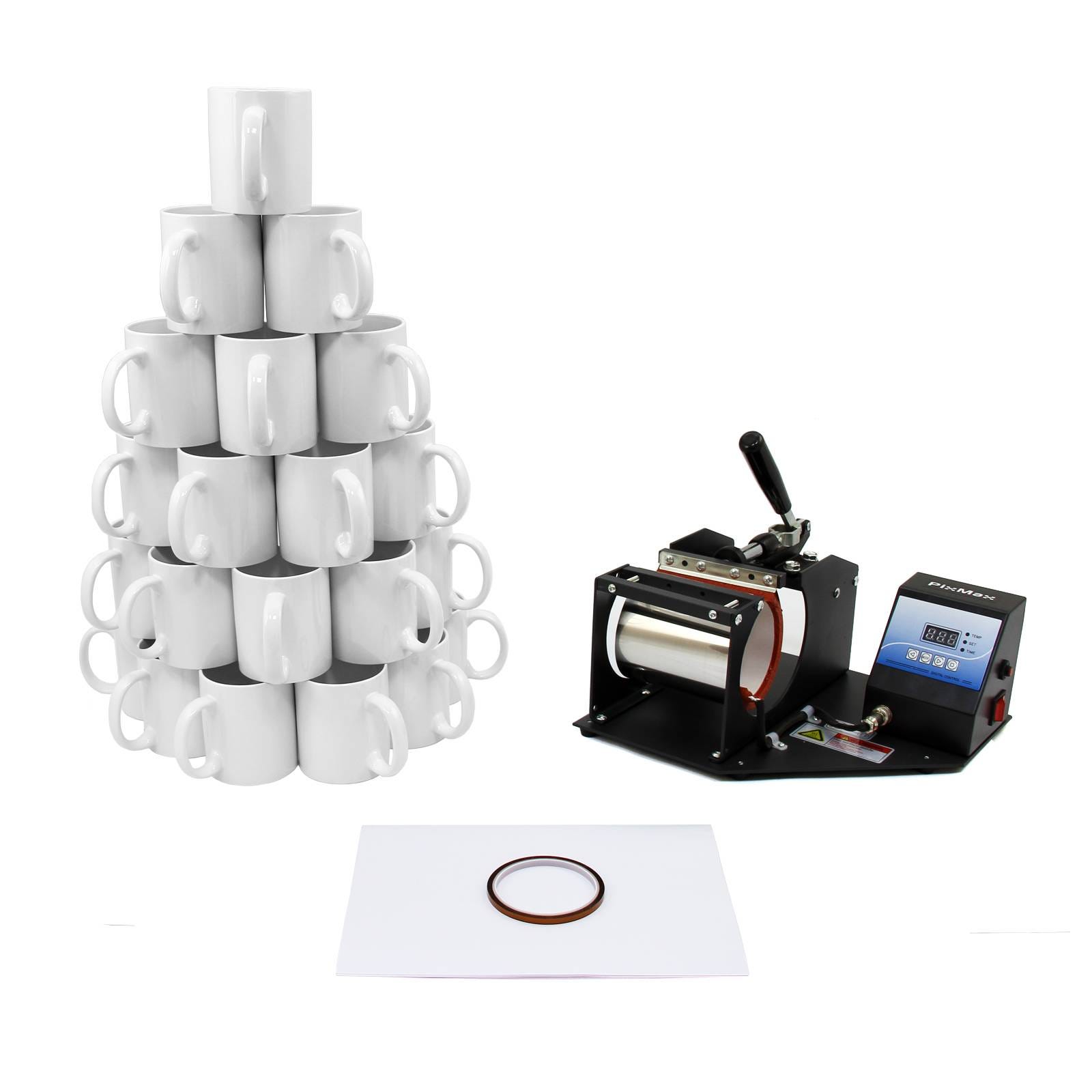 TECHTONGDA Máquina de prensa de calor para tazas Máquina de impresión de  transferencia de sublimación de taza Sublimación de transferencia de calor