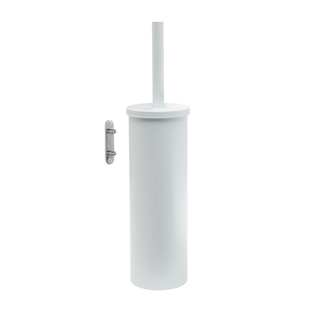 Escobillero de pared blanco mate | ginestra