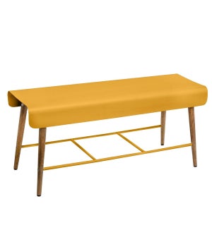 Banc De Jardin Hwc-l68 Avec Espace De Rangement Sapin Bois Mvg 114cm Brun à  Prix Carrefour