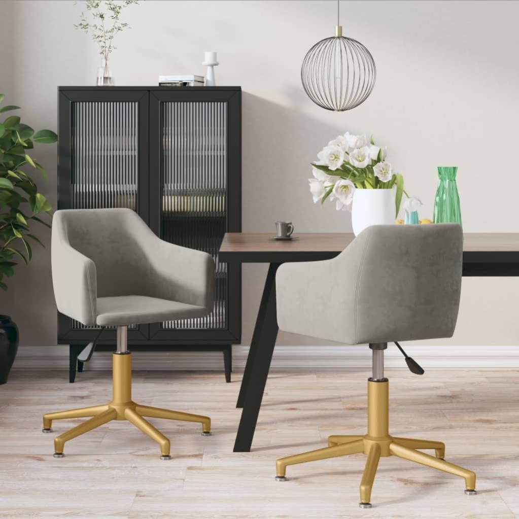 Set di 2 sedie da pranzo Flieks, sedie da cucina imbottite