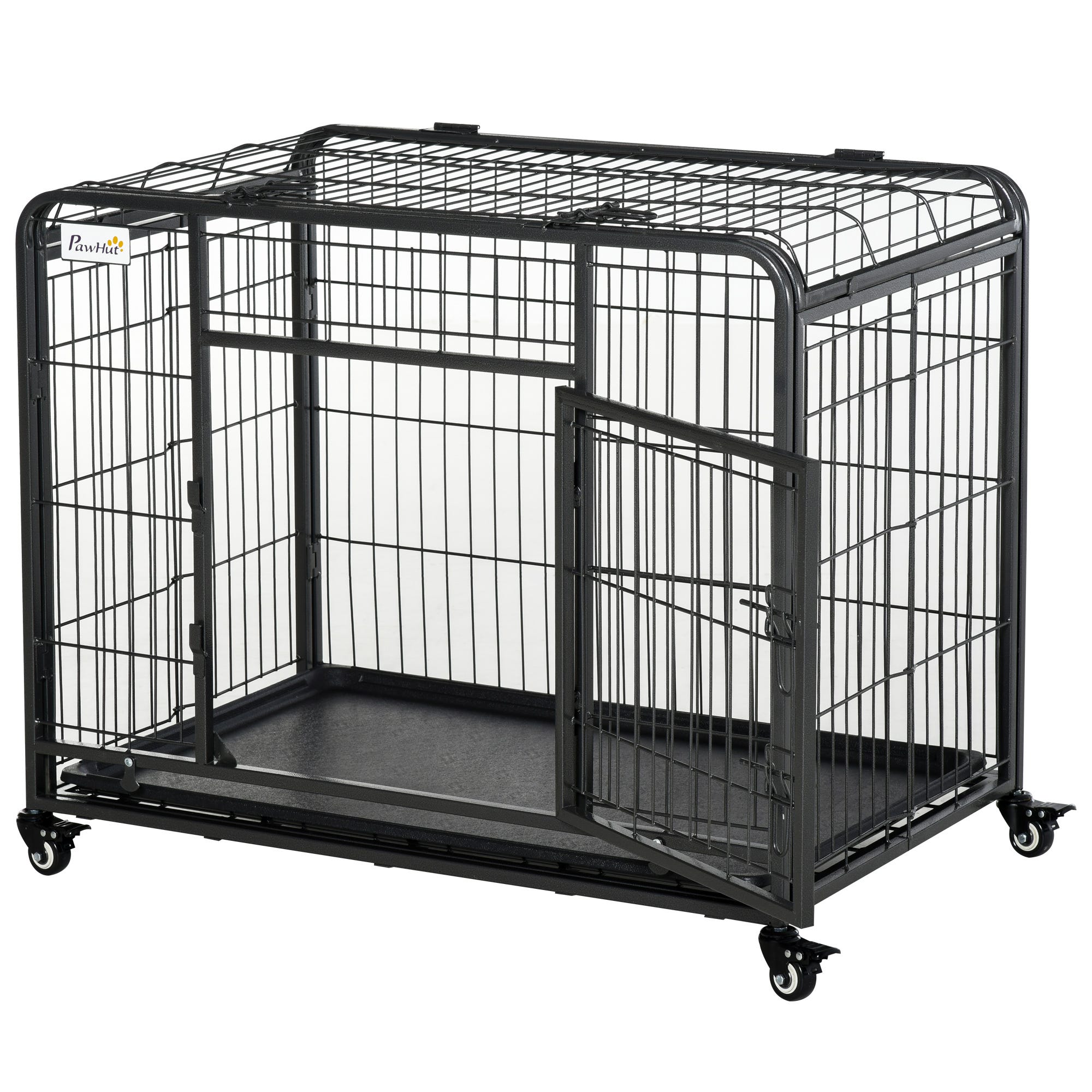 Cage pour chien animaux cage en bois MDF classe E1 3 portes