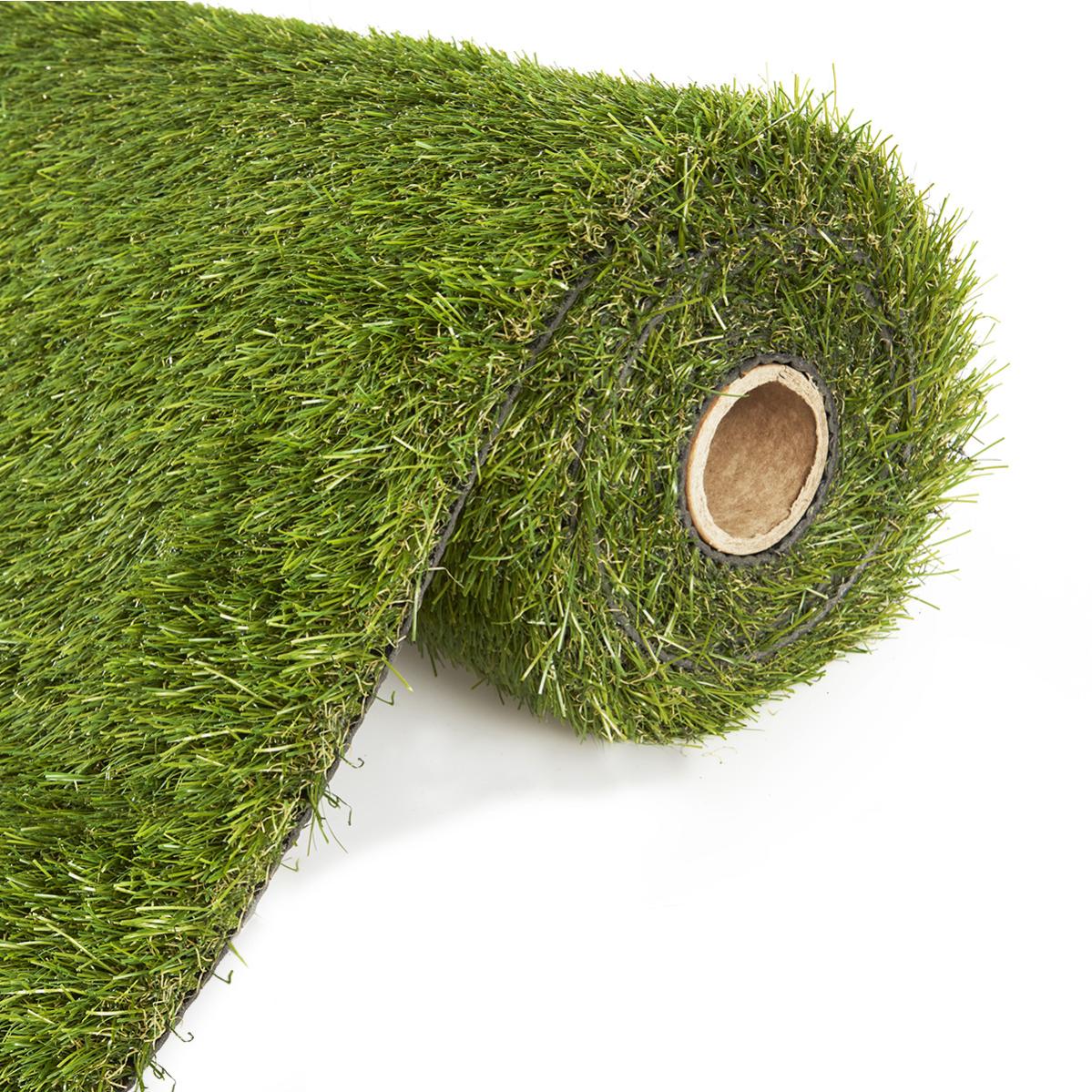 Kit 8 M² De Gazon Synthétique 30 Mm 2 Rouleaux 4 X 1 M Leroy Merlin