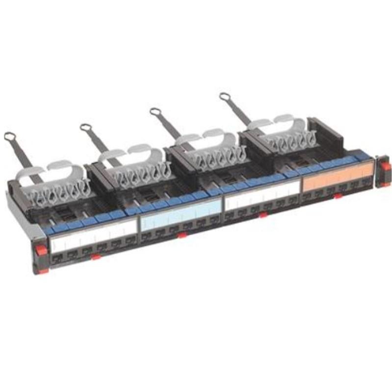 Pannello Di Collegamento 24 Porte (Non Caricato) In Metallo: Patch Panel Vuoto Per Moduli Keystone RJ45, CAT6, CAT7, USB E Fibra Ottica. Ideale Per Rack Server Professionali E Domestici.
