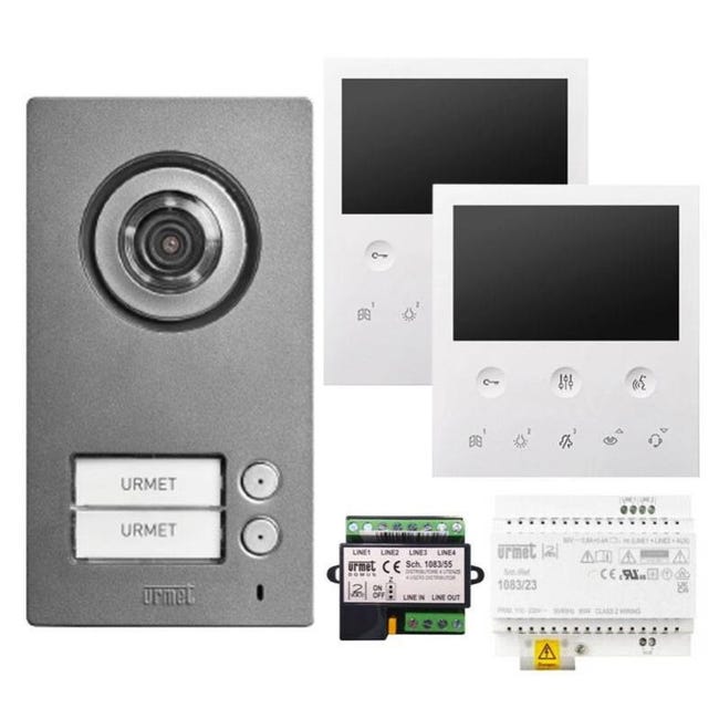 Kit Video Bifamiliare Urmet Con Mikra2 E 2 VOG5 2Voice Leroy Merlin kit-video-bifamiliare-urmet-con-mikra2-e-2-vog5-2voice-leroy-merlin