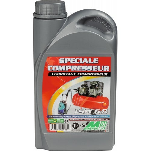 Huile lubrifiante pour compresseur à piston air comprimé 1 litre