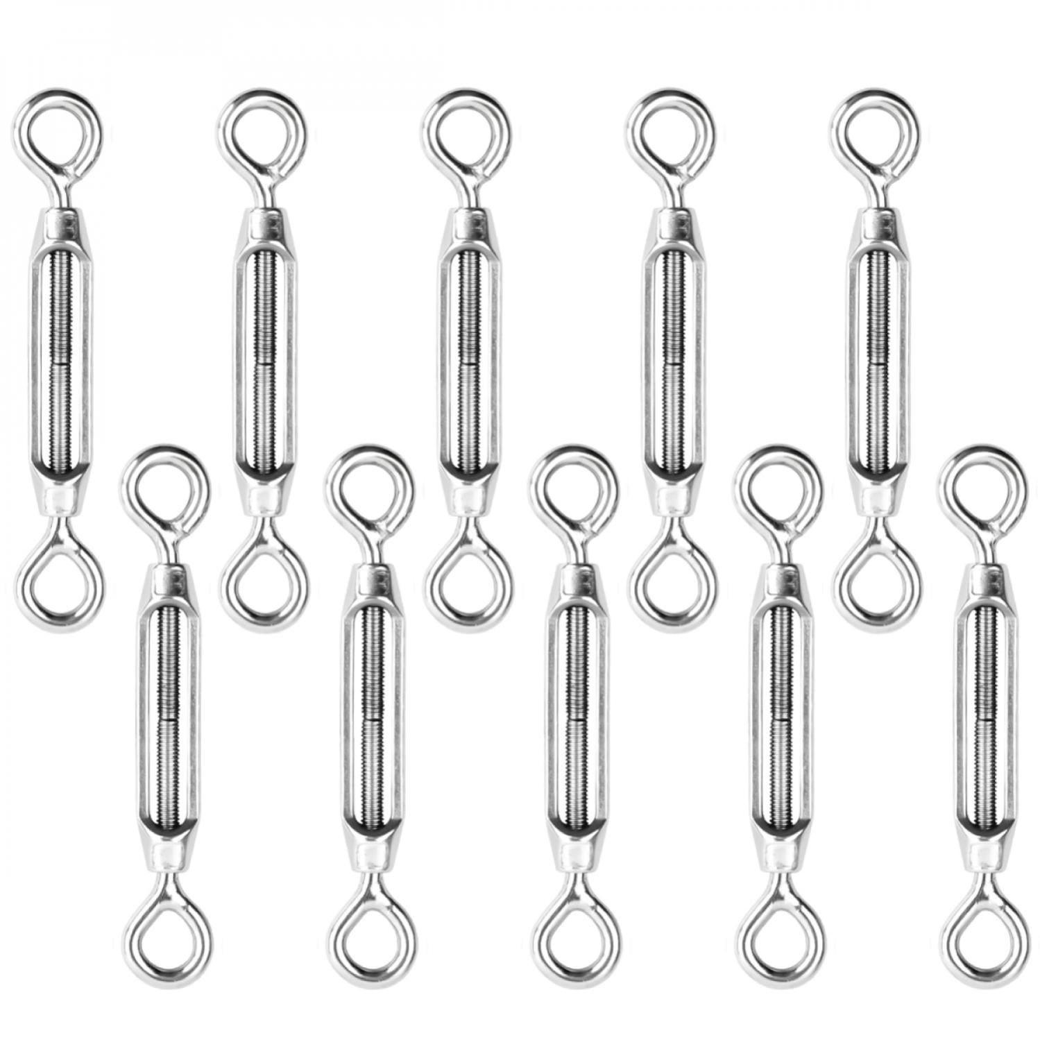 Tendeurs De Fil POFET En Inox 304 - Lot De 6 Tendeurs M6 - Pour Corde à Linge, Antenne, Câbles