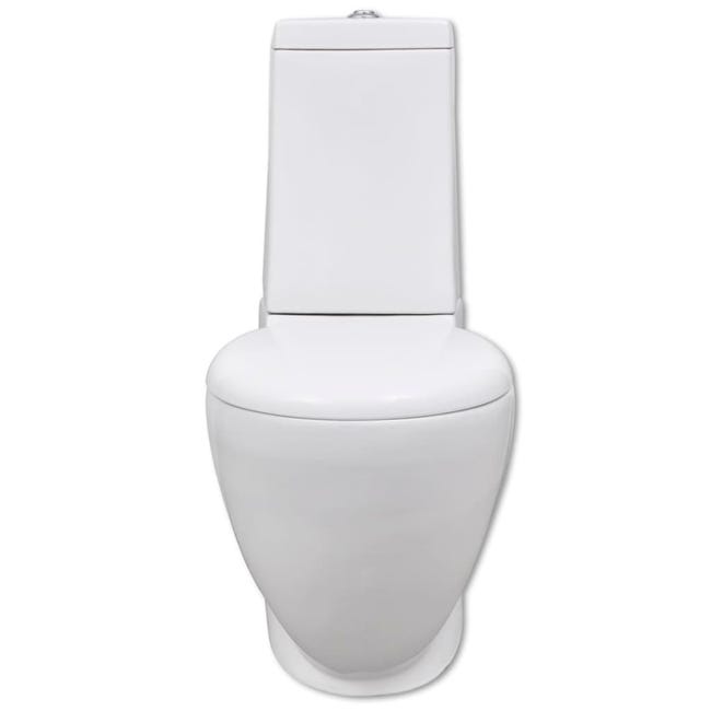 Maison Exclusive - Juego de váter WC y bidé de cerámica blanca