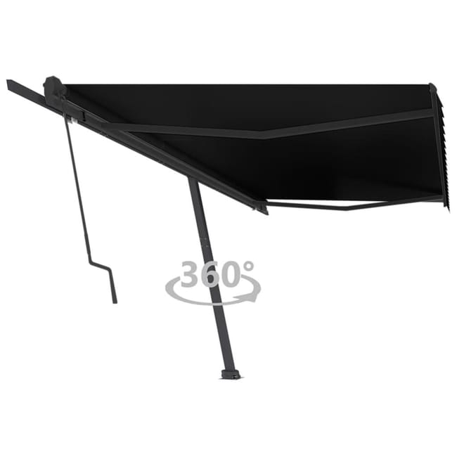 Maison Exclusive - Tenda Da Sole Retrattile Automatica Con Pali 4,5x3 M - Foto 7