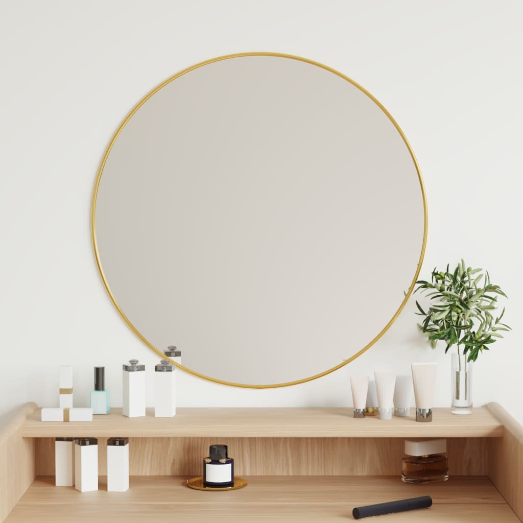 Espejo de Maquillaje oro vertical de DECORACIÓN
