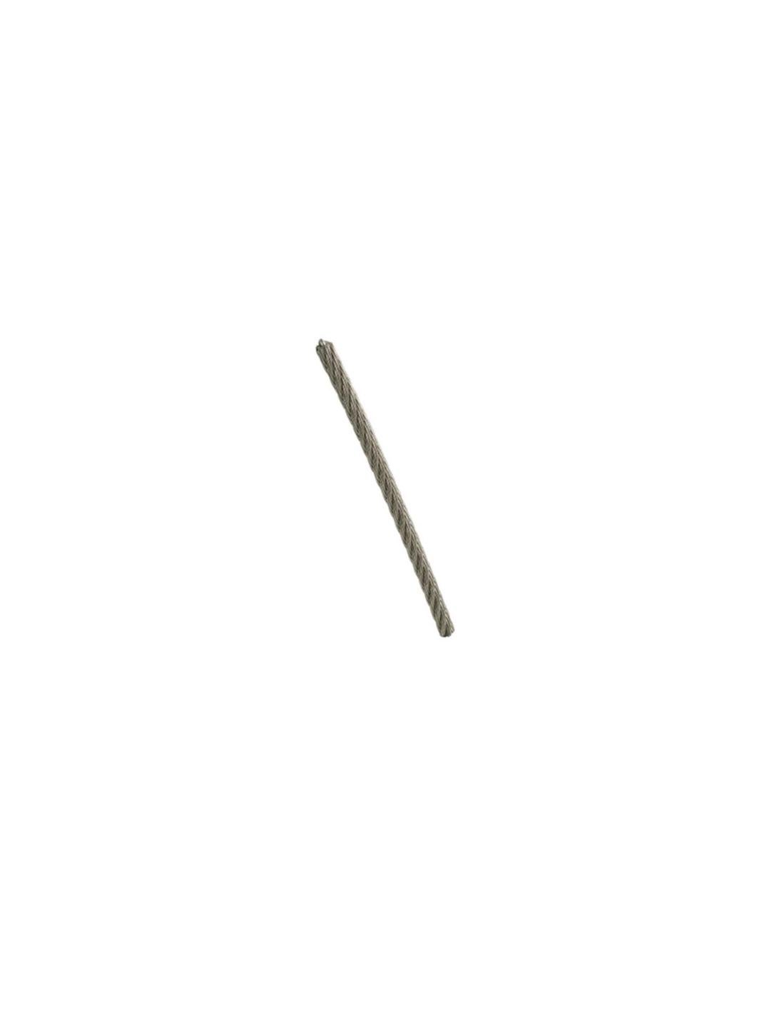 Câble Inox 316 Souple 3mm – 7x19, Charge 400 Kg, Disponible En Longueurs Variées