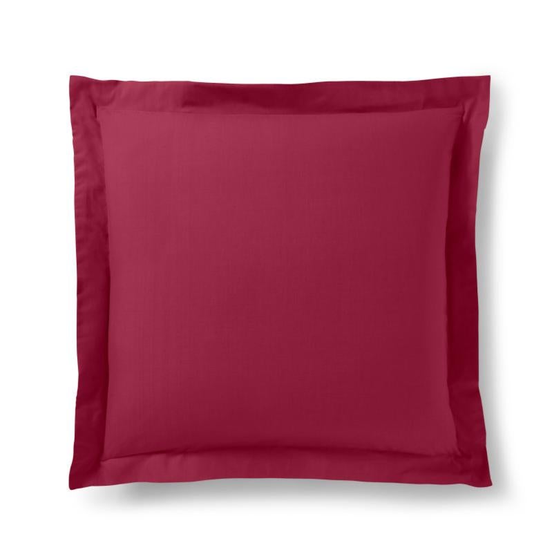 Lot De 2 Taies D'oreiller Rouges 50x70 Cm - 57 Fils - 100% Coton - Neuves Avec étiquettes