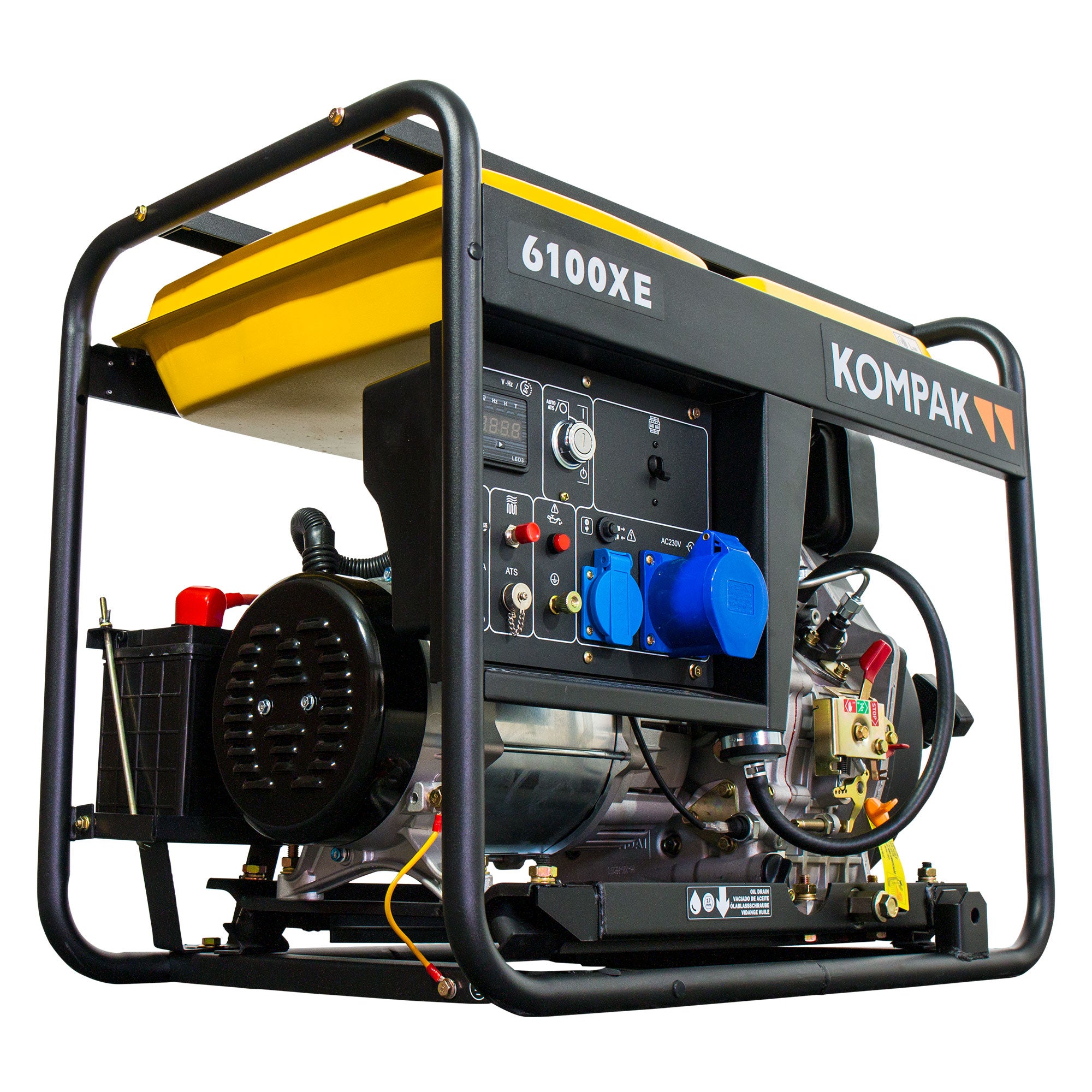 Generador eléctrico Kompak K6100SE insonorizado Diésel