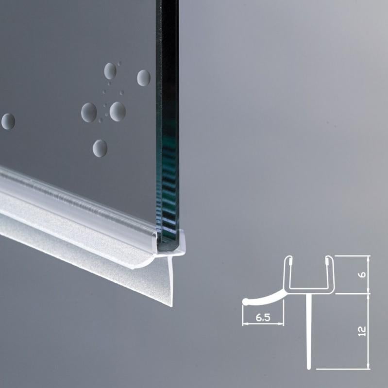 Guarnizione Box Doccia Orizzontale - Ricambio Per Vetro 6mm/8mm, 100 Cm - Foto 8