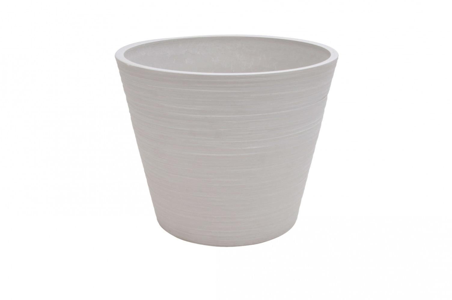 Vaso in ceramica per orchidee artificiali H57cm - Bianco - Atmosphera