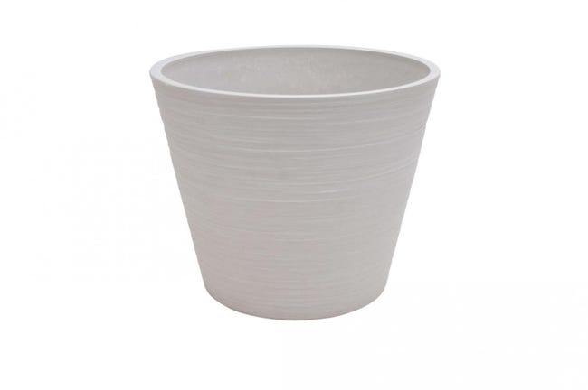 Vaso in ceramica per orchidee artificiali H57cm - Bianco - Atmosphera Vaso in ceramica per orchidee artificiali H57cm - Bianco - Atmosphera