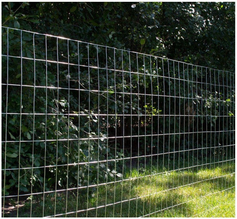 Rete elettrosaldata per recinzioni animali zincata con maglie 76x63mm  Rotolo 25mt. DAKOTA LIGHT - 122cm