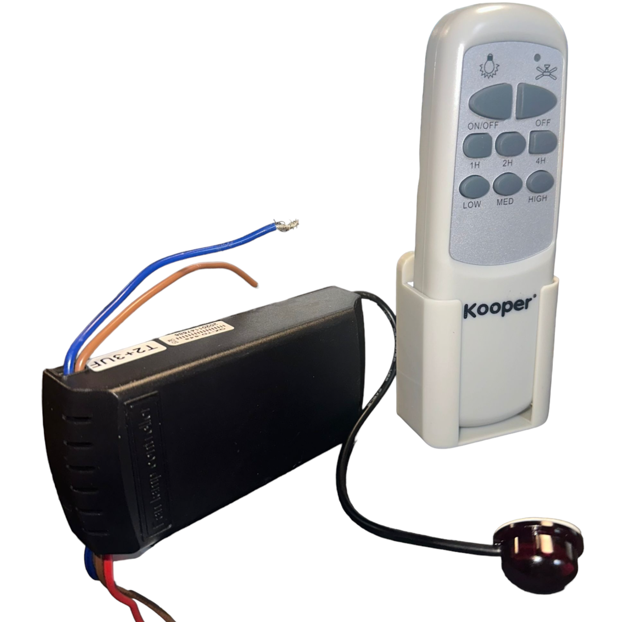 Kit universale trasformatore e telecomando per ventilatori a soffitto ...