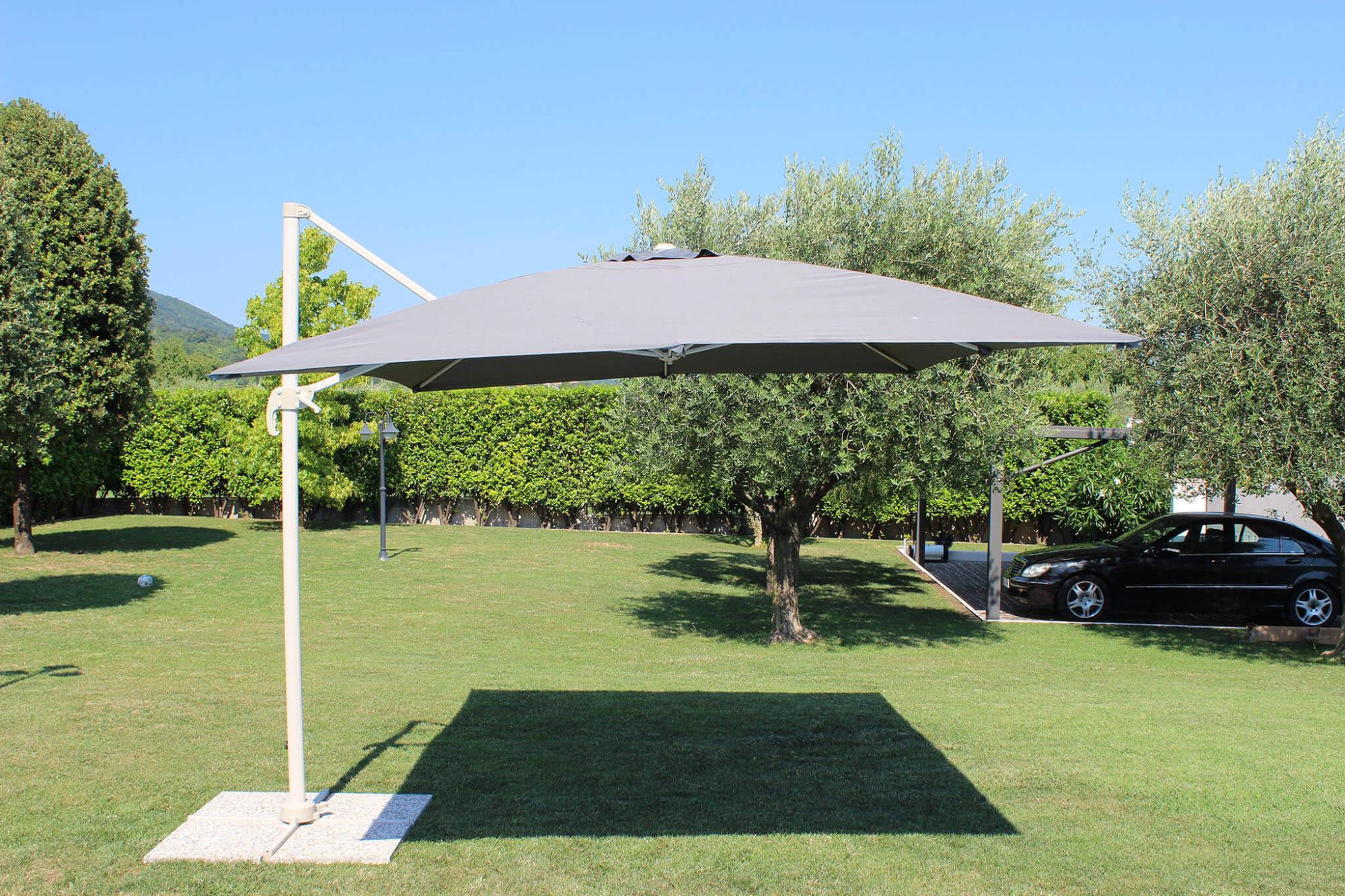 Telo per ombrellone da giardino Sun 3 - 3 x 3 m - Grigio chiaro