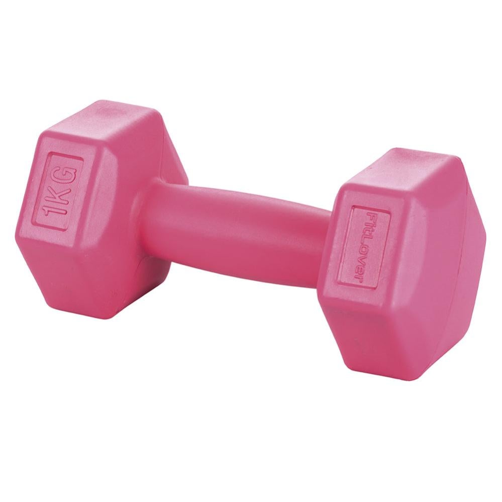 SportVida Manubri In Neoprene 2x1 Kg - Set Fitness Palestra - Colore Turchese - 2