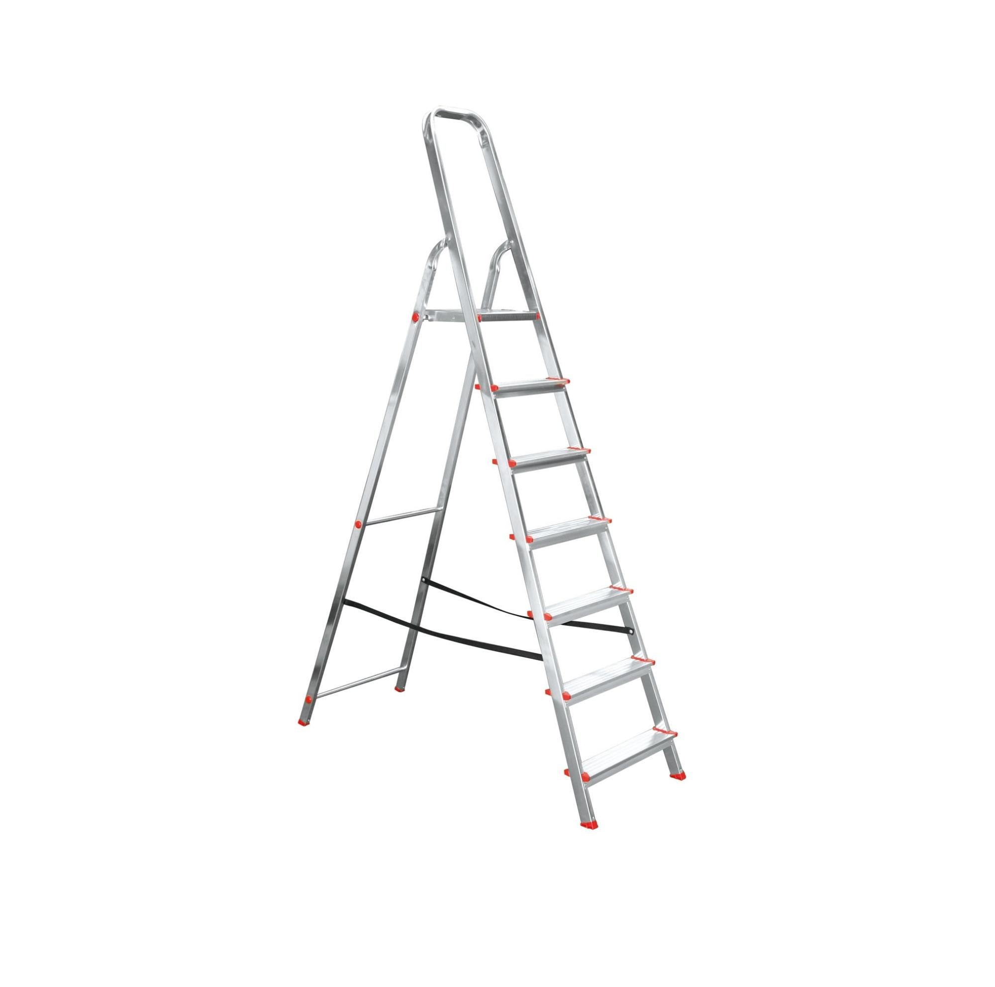 Scaletta domestica in alluminio Alu Step Up 100 da 3 a 7 Gradini ...
