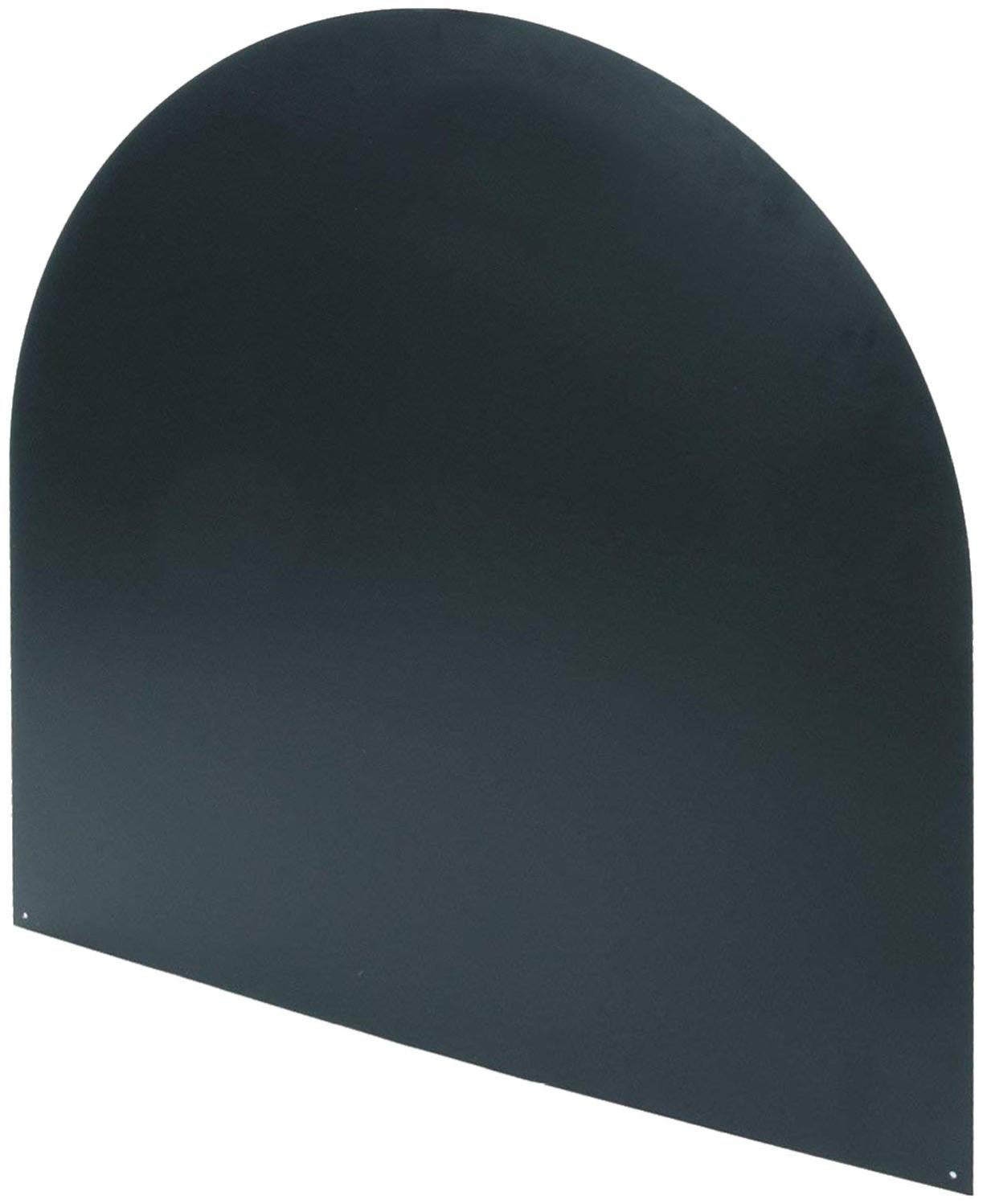 Salvapavimento Per Stufe 74x74cm Semitondo - Ferro 2mm, 8.4kg, Protezione Scintille - Foto 4