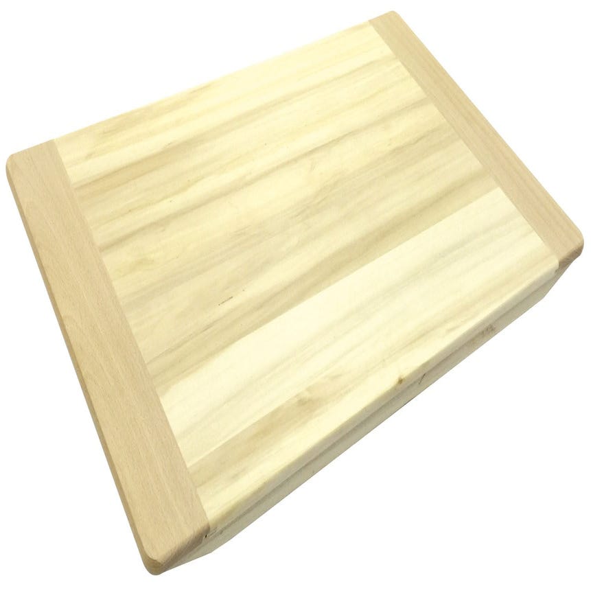Spianatoia per impastare in legno Abete prima scelta con bordi di  contenimento 