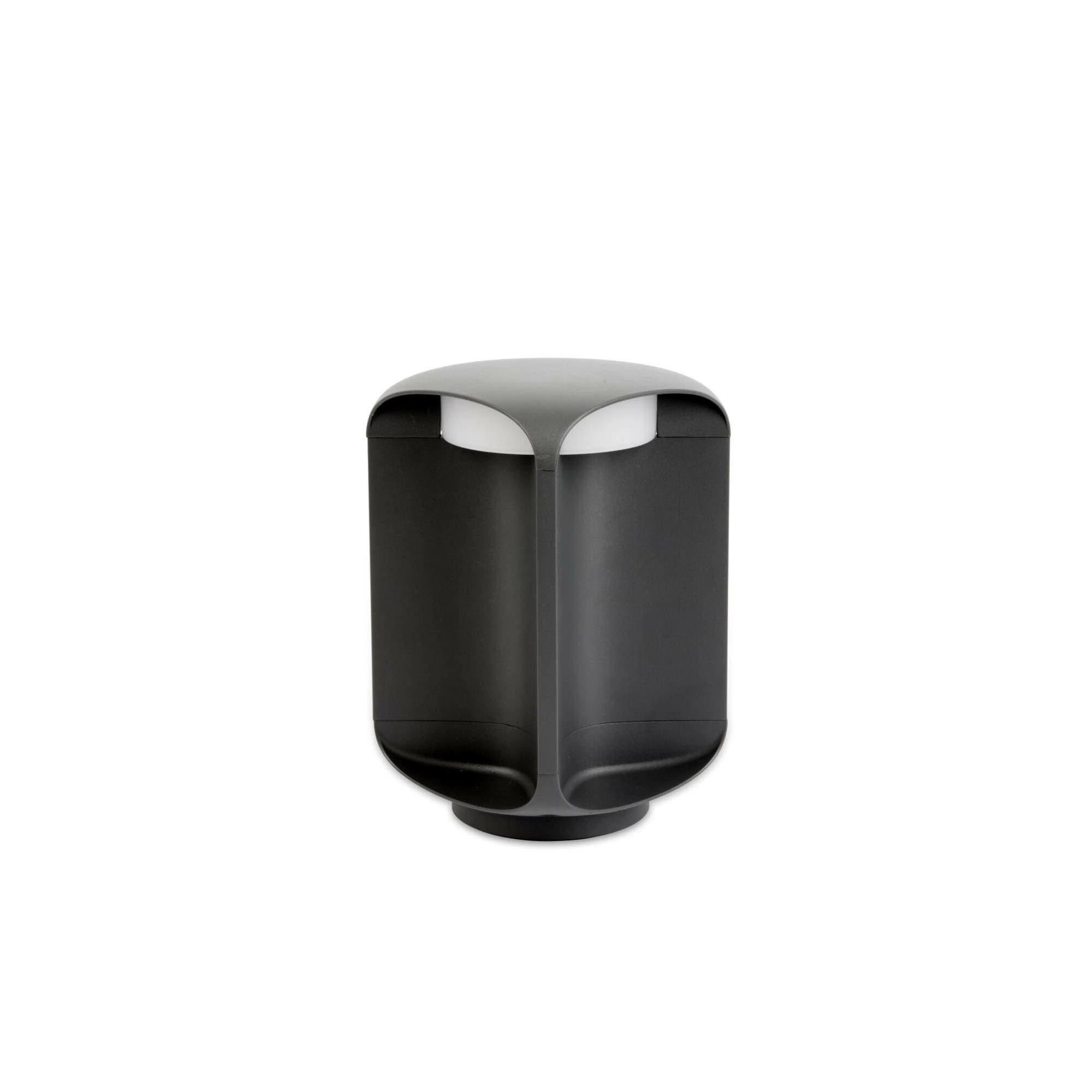 Faro Barcelona 70783 SPY 435 – Lampada A Paletti Da Esterno Con LED COB, Colore Grigio Scuro, In Alluminio E Vetro, IP44