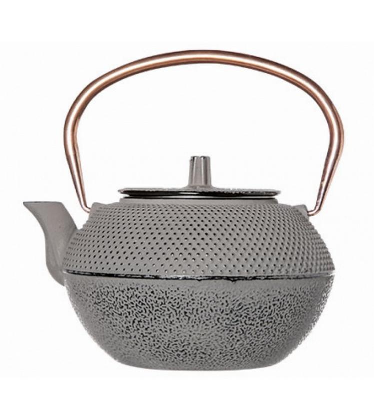 Théière en fonte émaillé 1.2l gris mat Cosy&trendy 131201DG Leroy Merlin