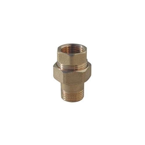 RACCORDO A BOCCHETTONE GIACOMINI CALOTTA GIREVOLE TELESCOPICO F 3/4" X F3/4" IN OTTONE GIALLO