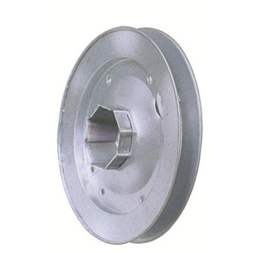 RanDal Puleggia Singola In Lega Alluminio 30 Mm – Foro Da 4 A 16 Mm, Per Albero Motore E Cinghie Da 6 Mm – Colore Argento