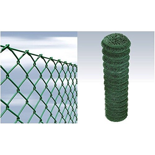 RETE METALLICA GRIGLIA ROMBO replax T70 Cavatorta H.200-25m PLASTIFICATA  VERDE