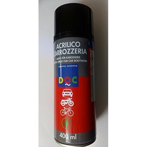Arexons Smalto Spray Acrilcolor 400 Ml - Nero Lucido RAL 9005 Per Legno, Metallo, Vetro