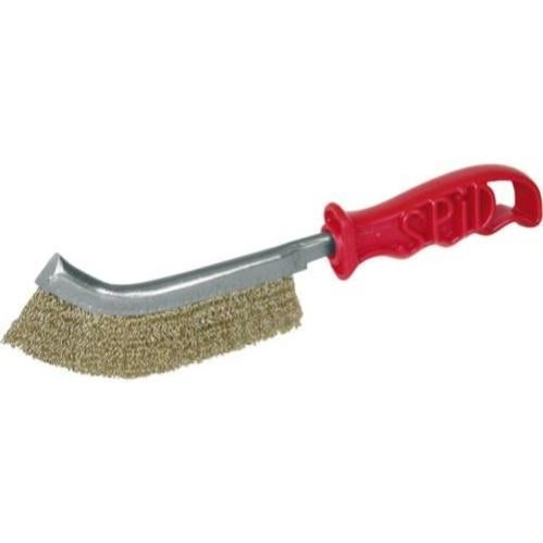 Set 3 Spazzole In Acciaio Per Pulizia - Con Manico Per - Foto 3