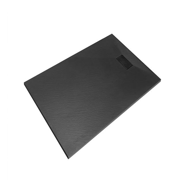 Plato de ducha resina extraplano negro 90x140 cm
