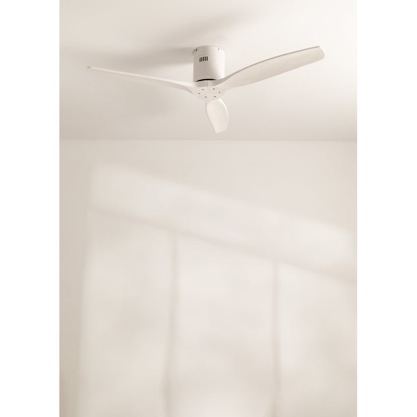 CREATE - WINDLIGHT FLAT DC - Ventilador Techo 40W Silencioso Ø132 cm - 6  velocidades, función verano / invierno - Cobre