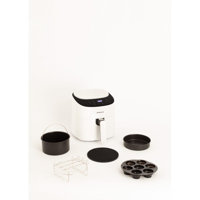 Pack FRYER AIR PRO COMPACT 3.5 L + Set de utensilios de cocina – Bechester