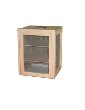 Mangeoire Écureuil Distributeur de nourriture éxtérieur robuste en bois  massif et vitre plexiglas de haute qualité328 Écu