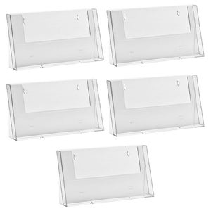 Danieli | 10 pz Espositori in Acrilico da Tavolo Trasparente con Chiusura a Calamita | Elegante Cornice Magnetica da Tavolo porta Foto, Avvisi e Messaggi (A4 orizzontale