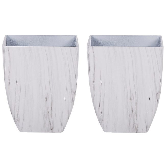 Bougeoir blanc bois verre 28 x 28 x 38 cm Bougeoir blanc bois verre 28 x 28 x 38 cm