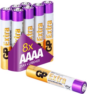 vhbw Testeur de piles avec témoin analogue pour batteries ou piles AAAA,  AAA, AA, bloc 9 V - 5,3 x 5,5 x 2,4 c