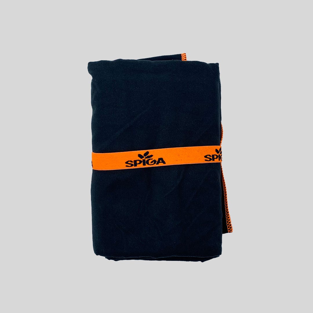 Asciugamano microfibra il perfetto asciugamano sport, telo da palestra e  asciugamano viaggio 110x170 cm - nero