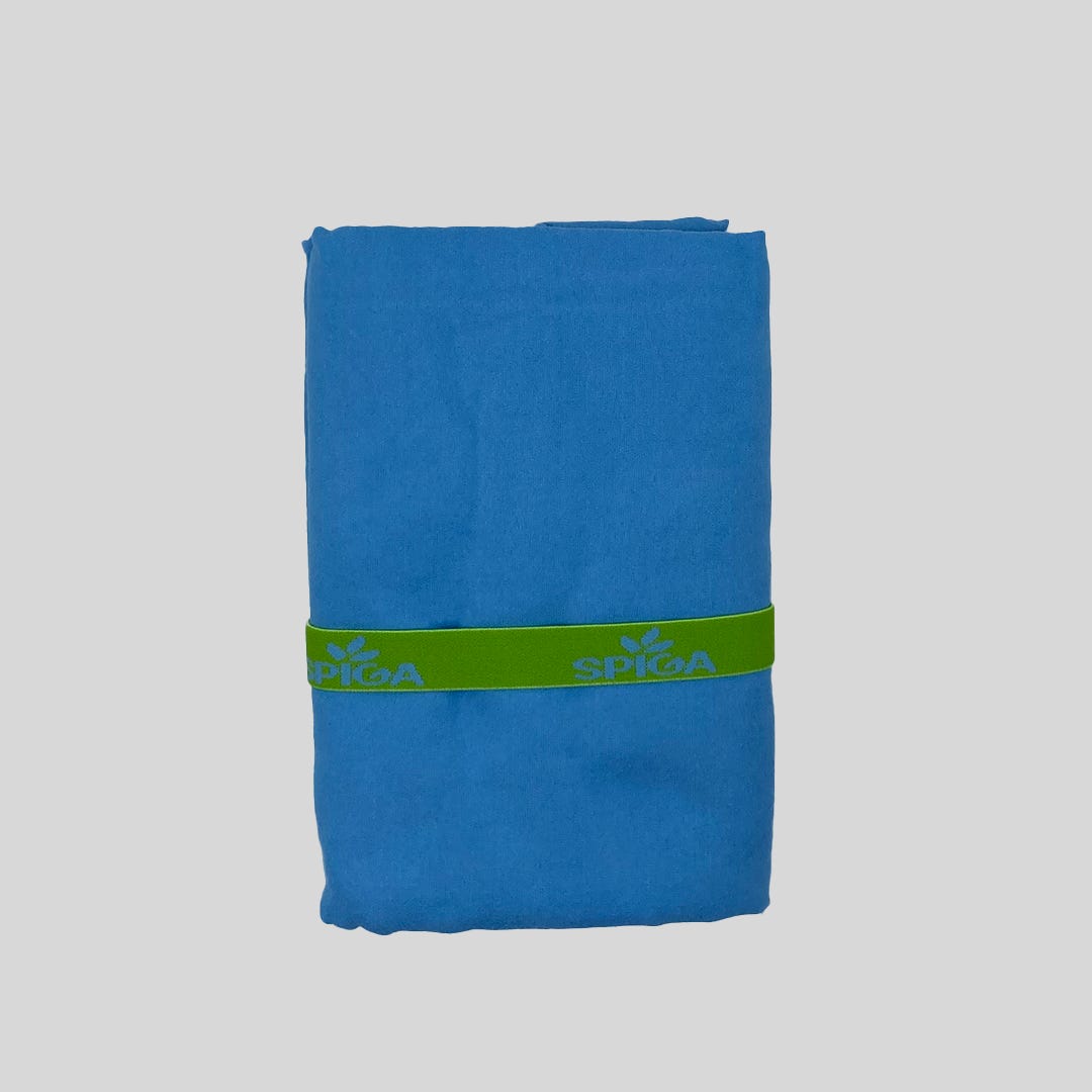 Asciugamano microfibra il perfetto asciugamano sport, telo da palestra e  asciugamano viaggio 110x170 cm - azzurro