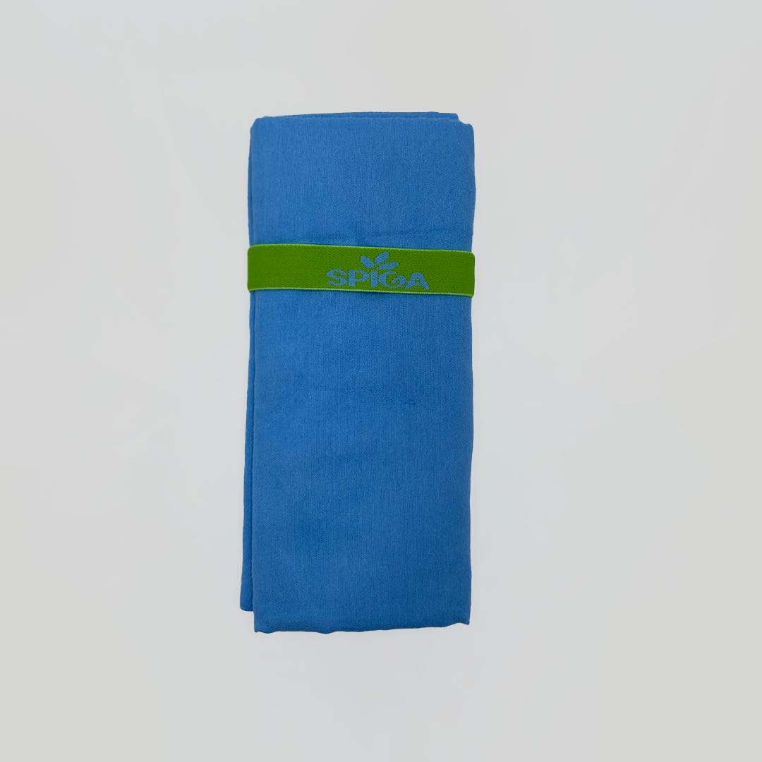 Asciugamano microfibra il perfetto asciugamano sport, telo da palestra e  asciugamano viaggio 40x90 cm + 70x120 cm - azzurro