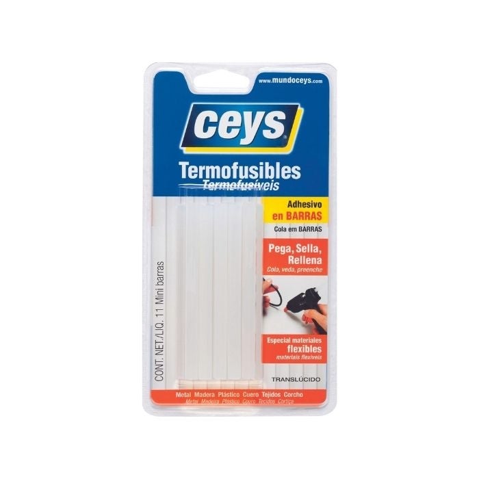 Barras de Pegamento Termofusible Blanco - Ceys