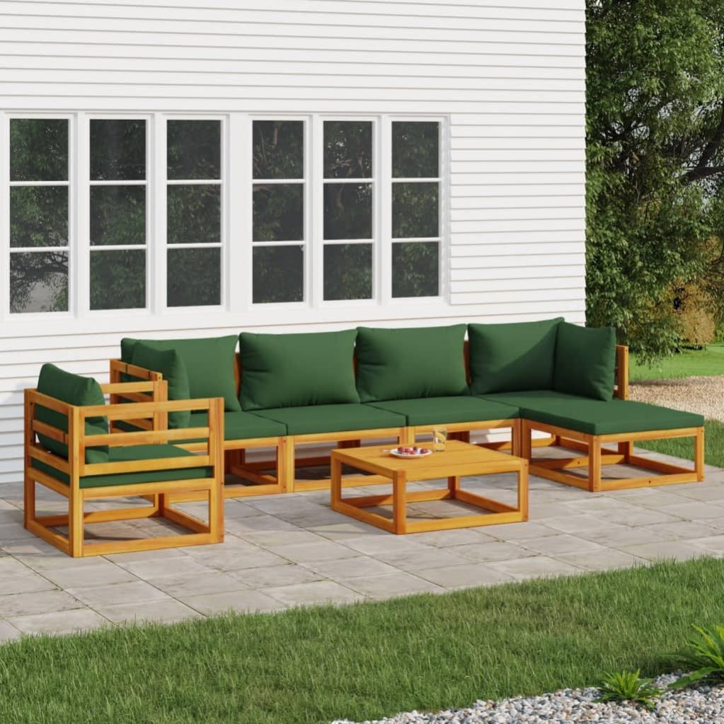 vidaXL Tuinset - Serene - 4 stoelen - grijs - 160x80x74 cm