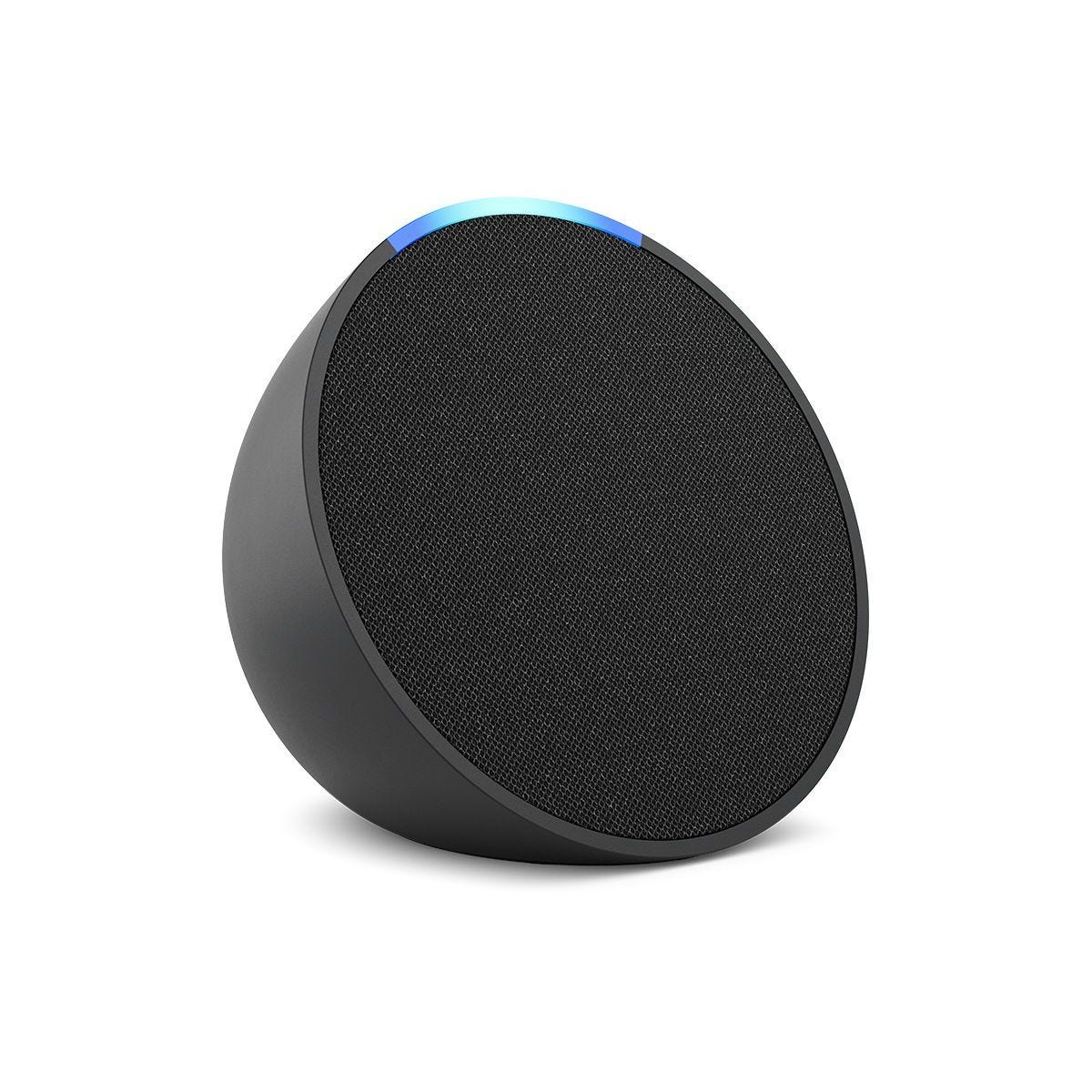 Echo Pop, Enceinte connectée Bluetooth et Wi-Fi compacte au son riche,  avec Alexa