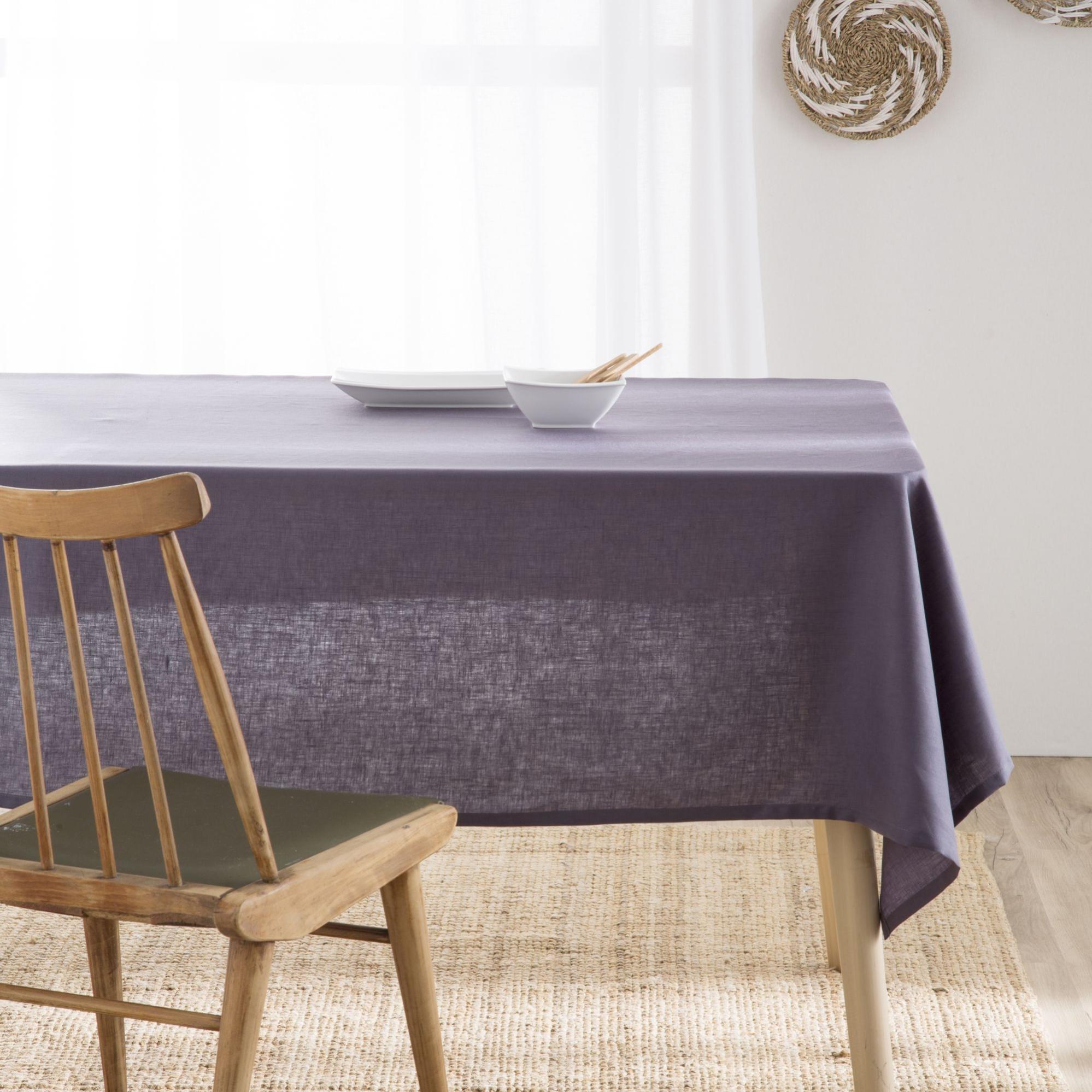 Nappe pliée Like-Linen VICHY TAUPE 120 x 120 cm - Carton de 200 unités