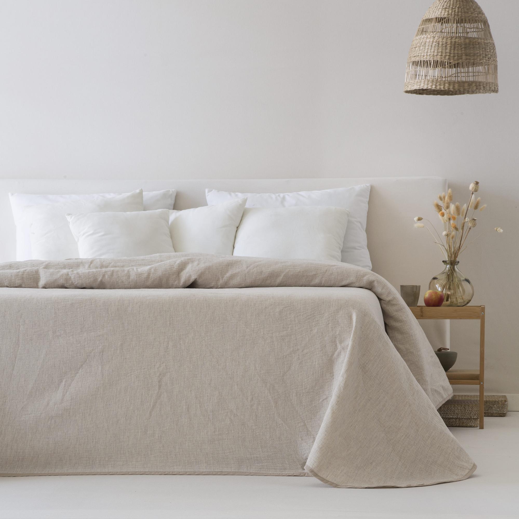 Couvre lit jacquard réversible Hopkins lin Reig Marti Couvre lit jacquard réversible Hopkins lin Reig Marti